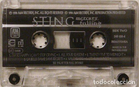 Casetes antiguos: Sting &ndash; Mercury Falling (Cassette, A&M Records 540 486 4) - Foto 5