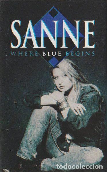 Cassetes antigas: Sanne &ndash; Where Blue Begins (Cassette, Virgin 411 817)