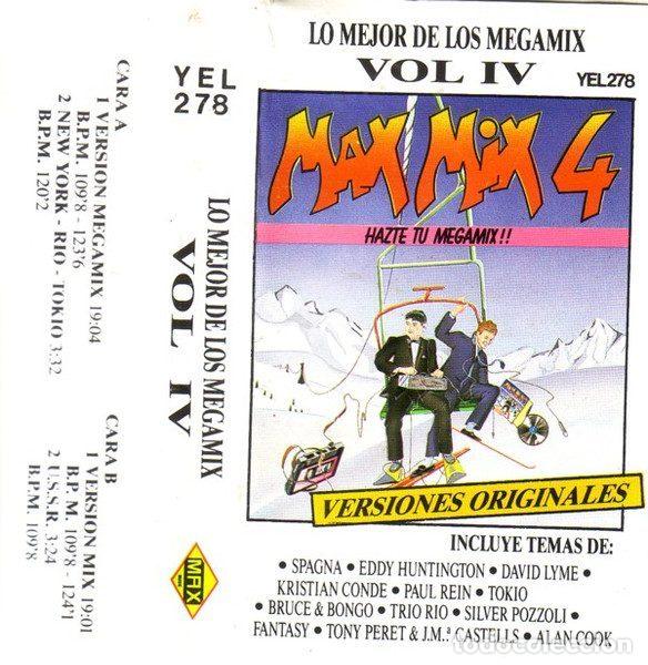 Cassette antiche: Various &ndash; Lo Mejor De Los Megamix Vol. IV (Cassette, Max Music YEL 278)