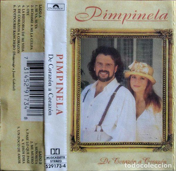 Cassetes antigas: Pimpinela &ndash; De Coraz&oacute;n A Coraz&oacute;n (Cassette, Polydor 529173-4)