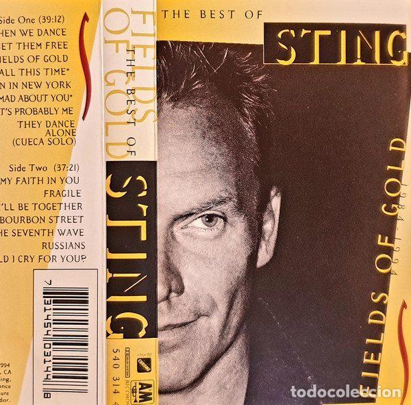 Alte Kassetten: Sting &ndash; Fields Of Gold: The Best Of Sting 1984 - 1994 (Cassette, A&M Records 540 314 4)