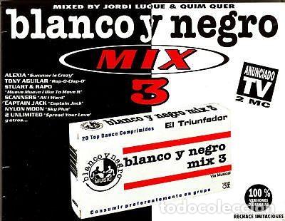 Cassette antiche: Various &ndash; Blanco Y Negro Mix 3 (Cassette, Blanco Y Negro CAS-749)