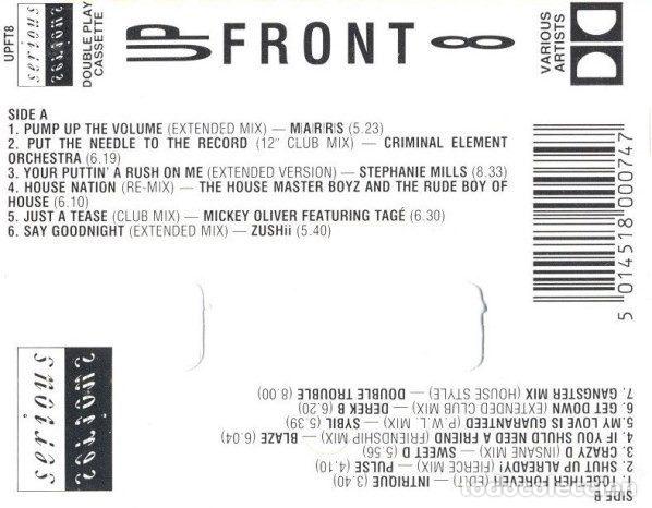 Casetes antiguos: Various &ndash; Upfront 8 - Solid State (Cassette, Serious Records UPFT8) - Foto 3