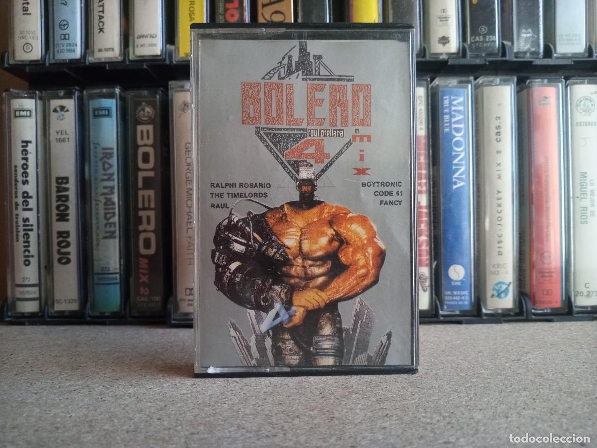 Casetes antiguos: Cinta de m&uacute;sica en casete/cassette original. Bolero Mix 4