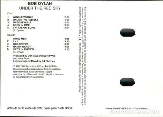 Casetes antiguos: Bob Dylan &ndash; Under The Red Sky (Cassette, CBS 467188 4) - Foto 2
