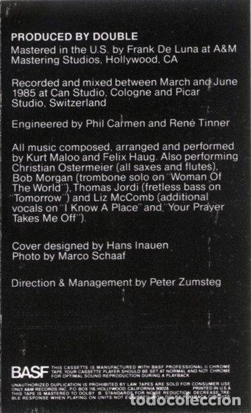 Casetes antiguos: Double &ndash; Blue (Cassette, A&M Records CS 5133) - Foto 2