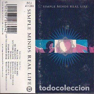 Casetes antiguos: Simple Minds &ndash; Real Life (Cassette, Virgin 411 393)