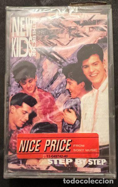 Casetes antiguos: New Kids On The Block &ndash; Step By Step (Cassette, CBS 466686 4)