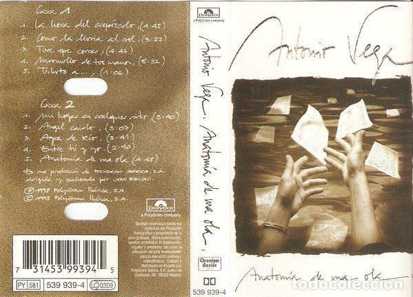 Casetes antiguos: Antonio Vega &ndash; Anatom&iacute;a De Una Ola (Cassette, Polydor 539 939-4)