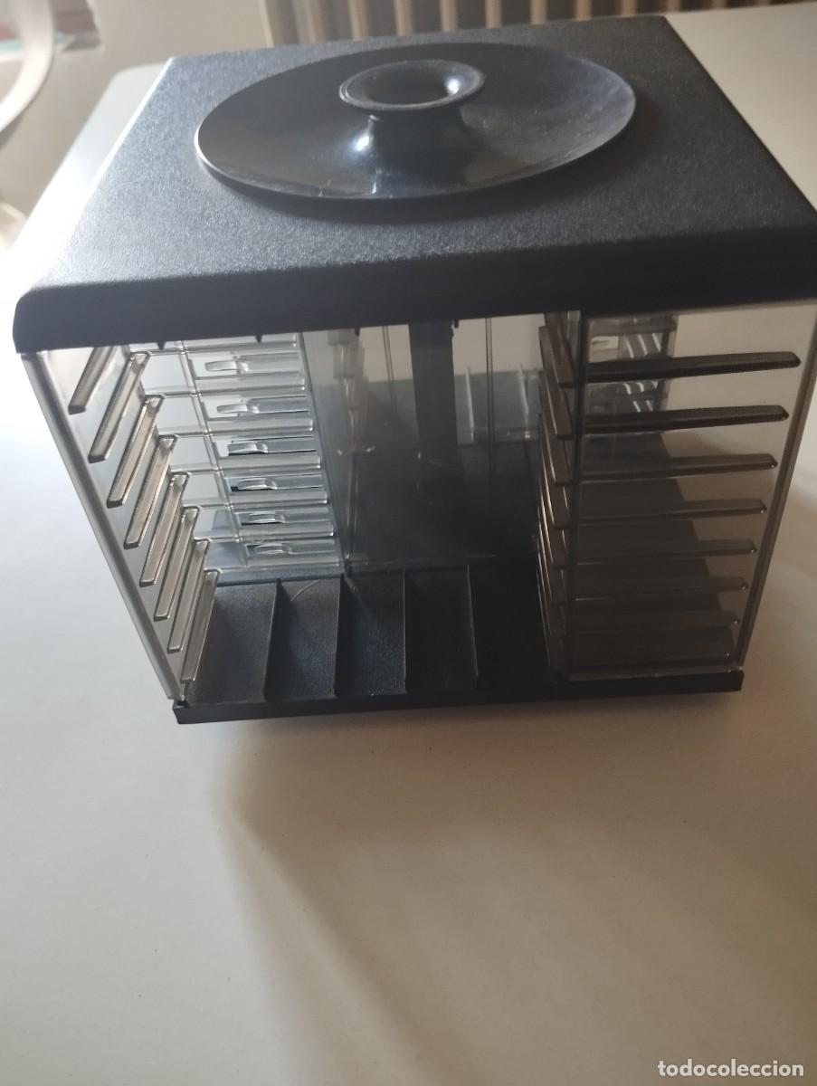 Alte Kassetten: Estuche porta casetes archivador giratorio capacidad para 20 unidades con caja-32 sin caja