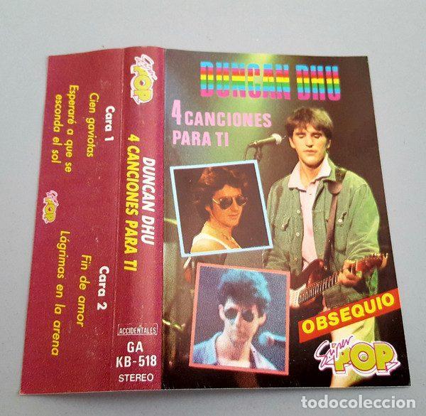 Casetes antiguos: Duncan Dhu &ndash; 4 Canciones Para Ti (Cassette, Grabaciones Accidentales GA-KB-518)