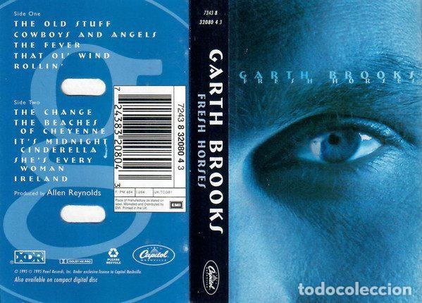 Casetes antiguos: Garth Brooks &ndash; Fresh Horses (Cassette, Capitol Nashville 7243 8 32080 4 3)