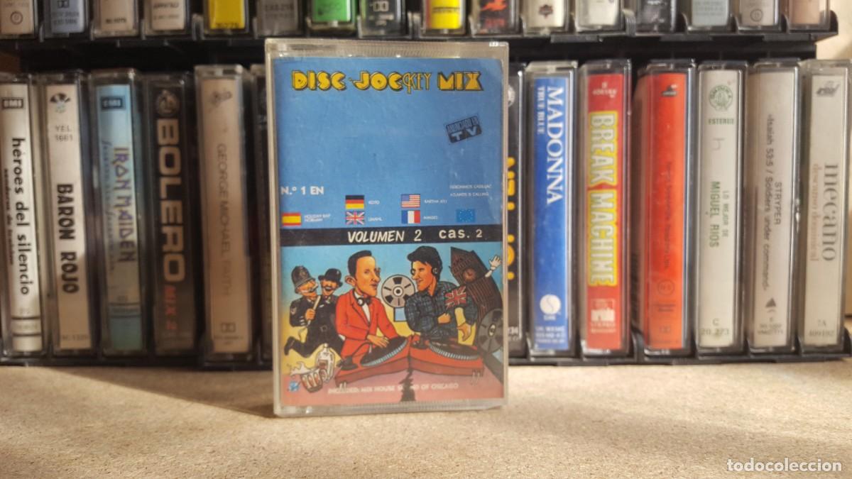 Casetes antiguos: Cinta de m&uacute;sica en casete/cassette original. Disc Jockey Mix, volumen 2