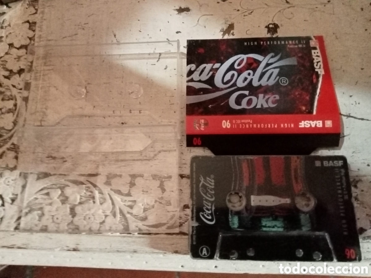 Casetes antiguos: casset basf 90 coca cola