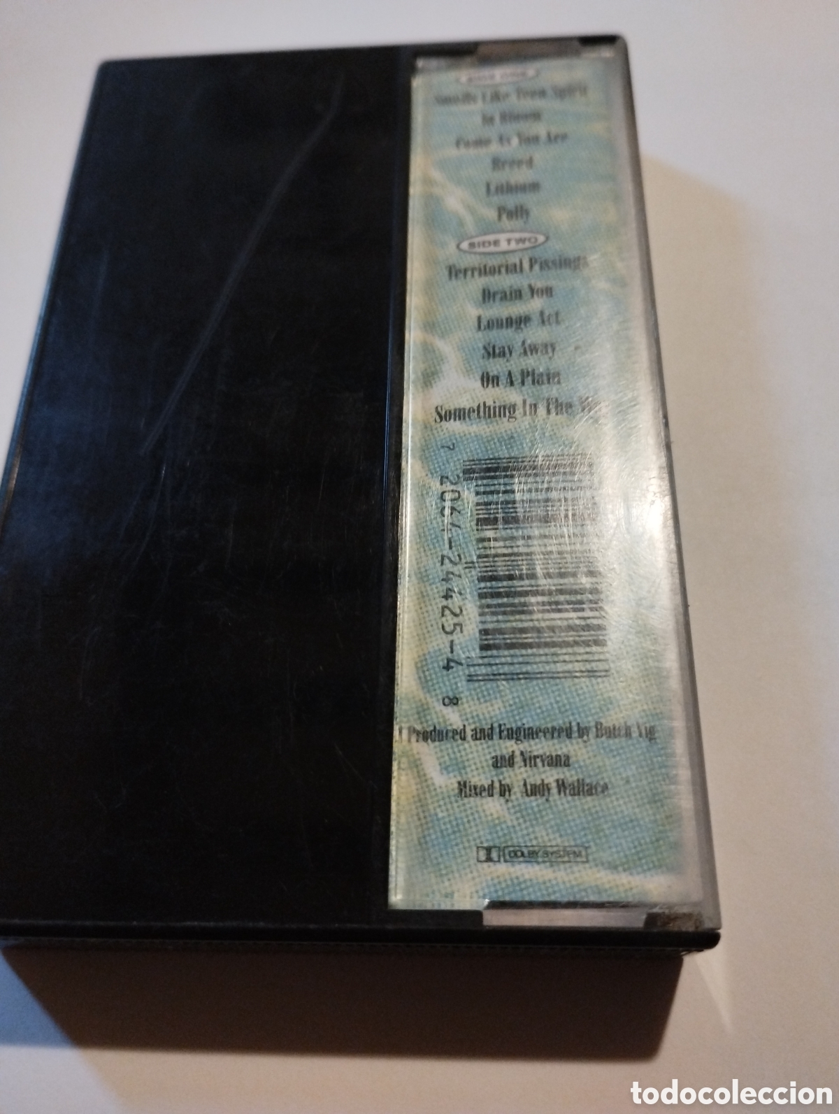 Casetes antiguos: Cinta de casete Nirvana Nevermind a&ntilde;o 1991 - Foto 2