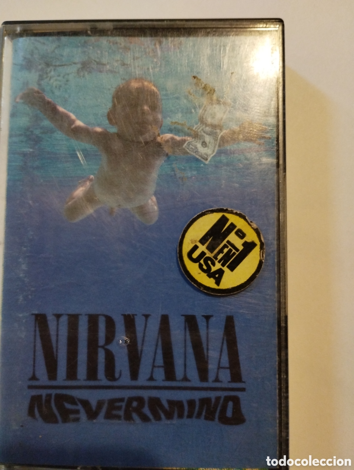 Casetes antiguos: Cinta de casete Nirvana Nevermind a&ntilde;o 1991