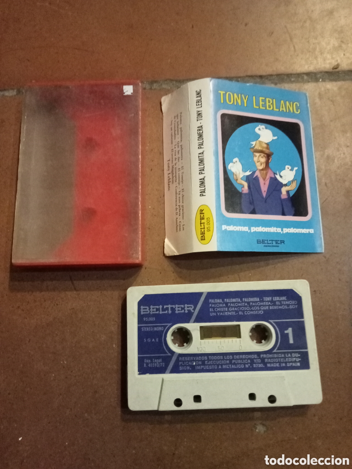 Casetes antiguos: Casset Tony Leblanc paloma,palomita,palomera