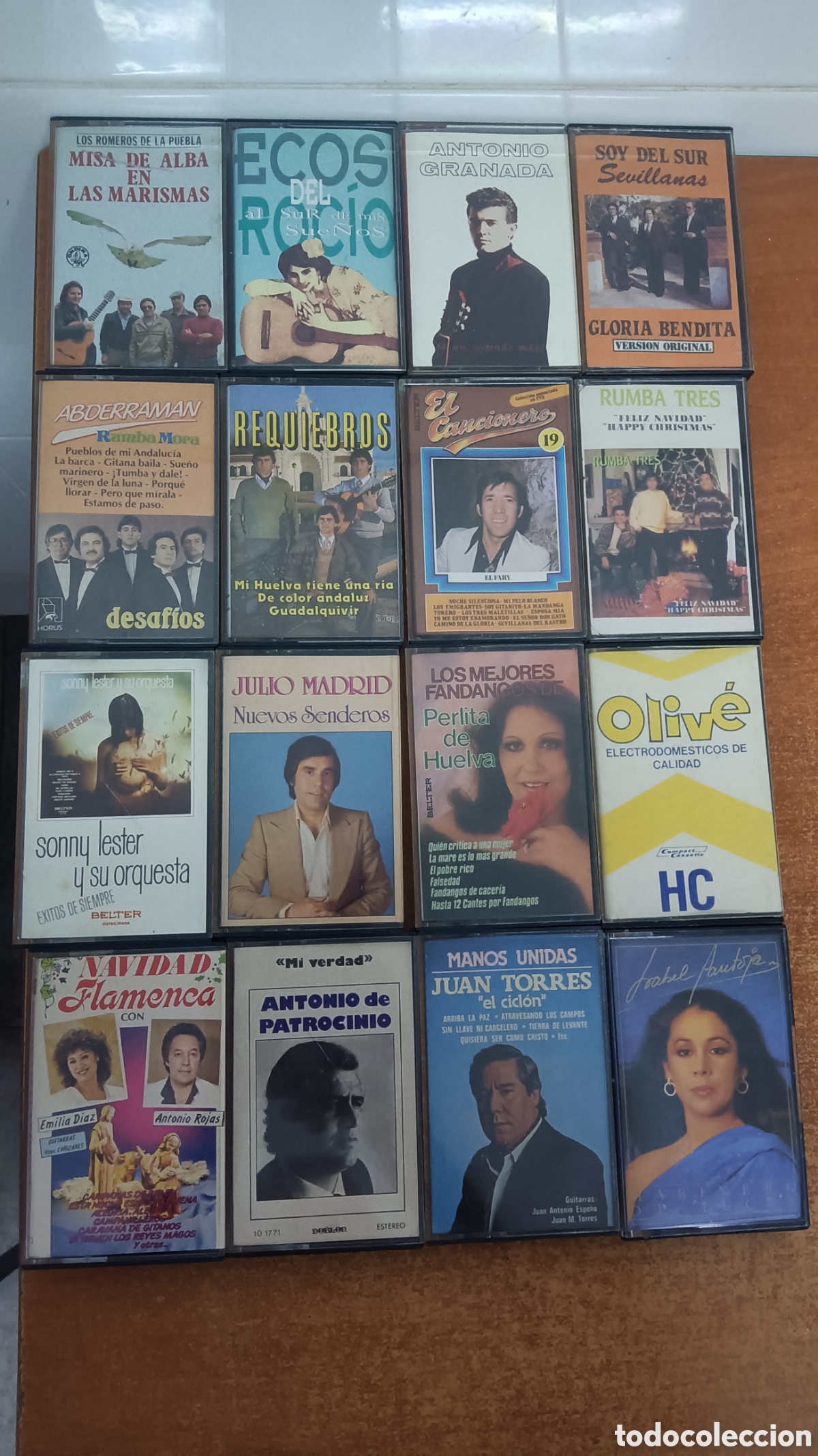 Casetes antiguos: T&iacute;tulo: Lote de cintas cassette originales &ndash; Copla, flamenco y sevillanas