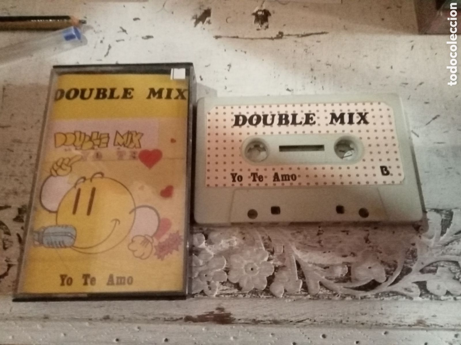 Casetes antiguos: casset double mix yo te amo - Foto 2