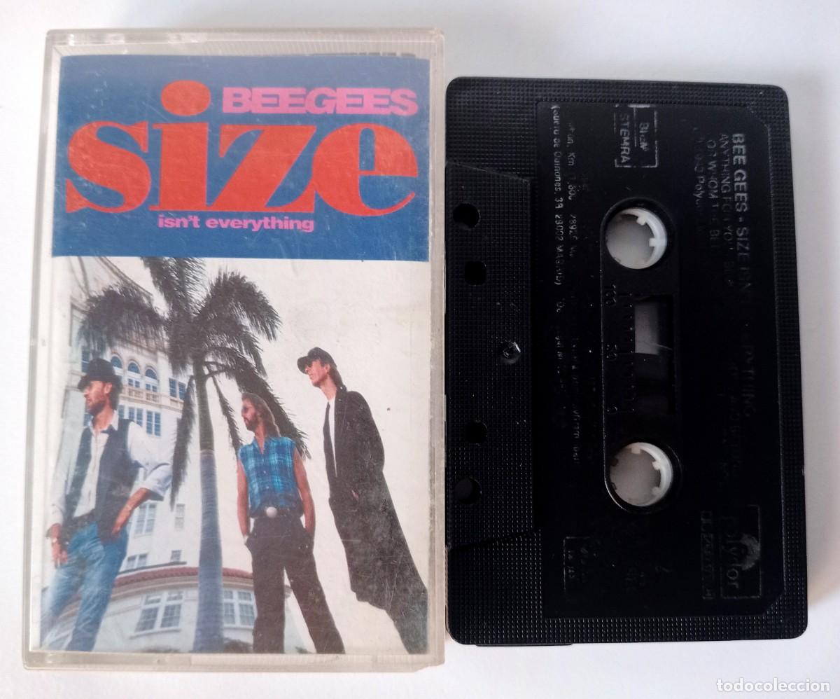 Casetes antiguos: CASSETTE BEE GEES - SIZE ISN&acute;T EVERYTHING - Foto 1