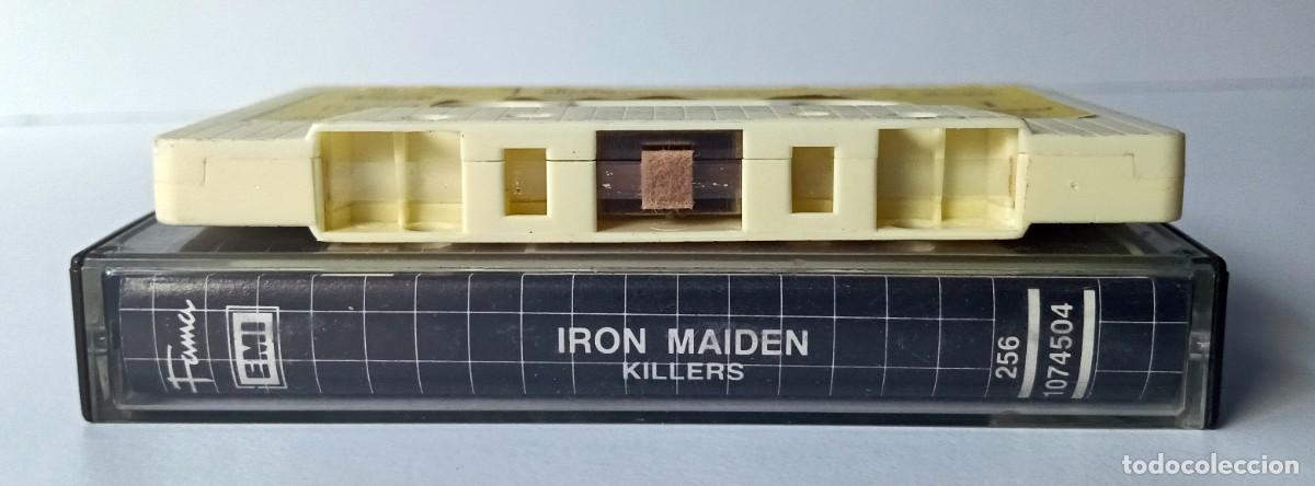 Casetes antiguos: CASSETTE IRON MAIDEN - KILLERS - Foto 4