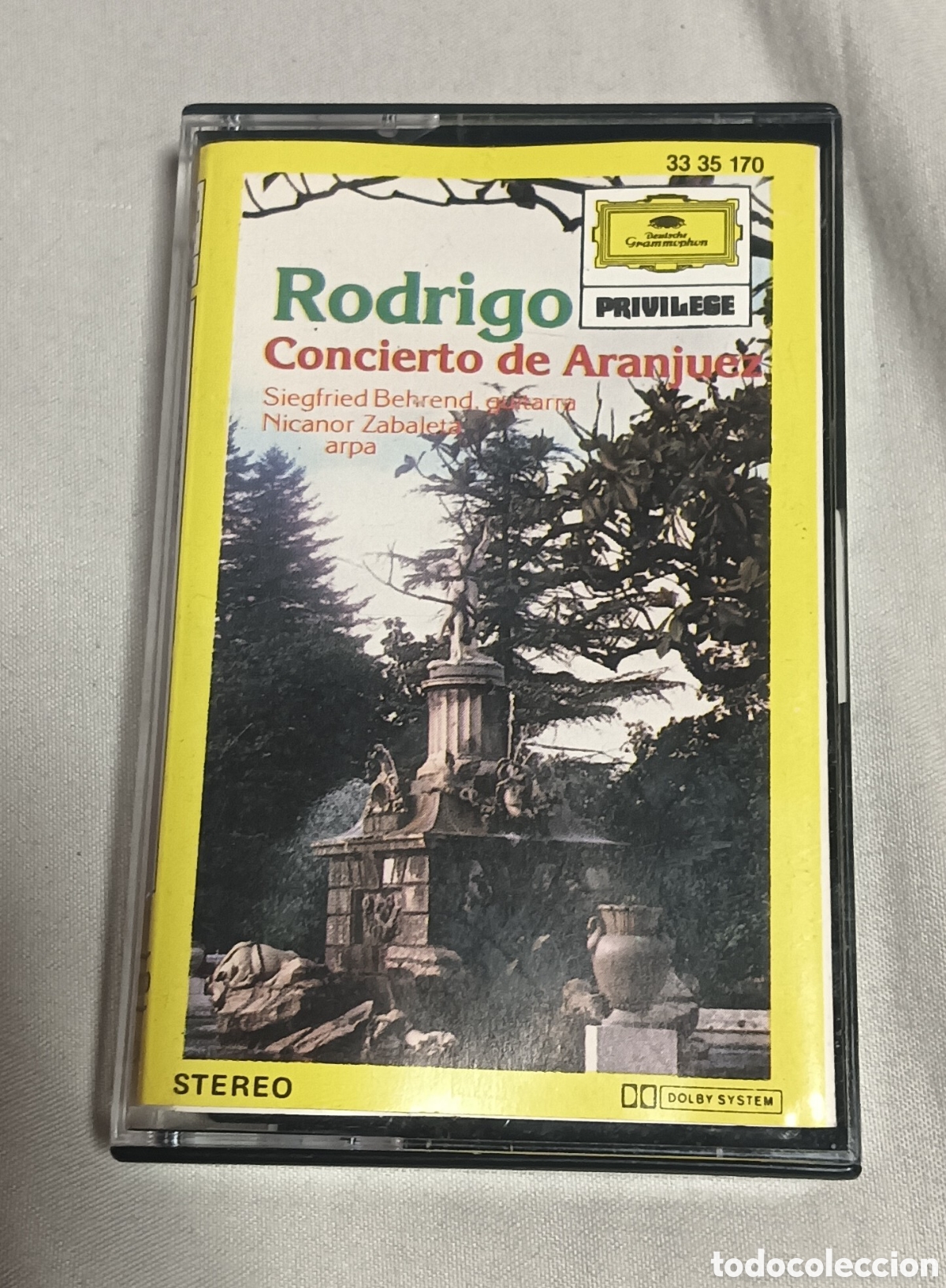 Casetes antiguos: Cassette Rodrigo - Concierto de Aranjuez - 33 35 170
