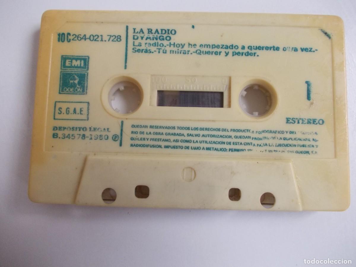 Alte Kassetten: Cassette Dyango La Radio EMI Odeon 1980 pop rom&aacute;ntico espa&ntilde;ol colecci&oacute;n vintage m&uacute;sica ochentera