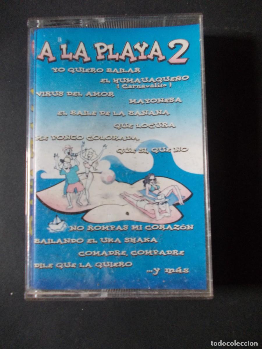 Cassetes antigas: Cassette A la Playa 2 Music K Records ECB Barcelona 2001 m&uacute;sica veraniega latina