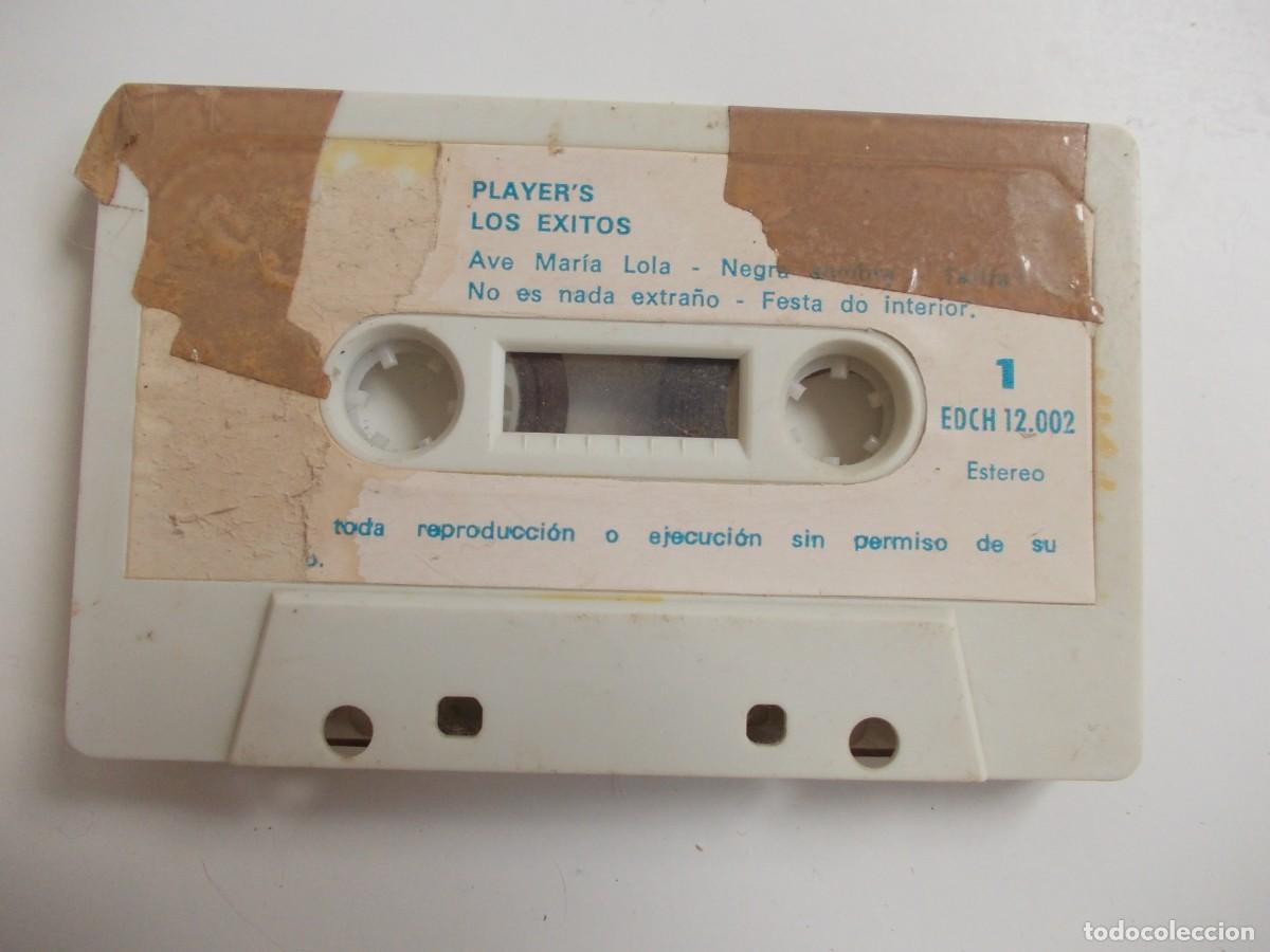Cassetes antigas: Cinta Cassette Player's Los Exitos EDCH 12.002 Edigal Santiago De Compostela Negra Sombra Ave Maria