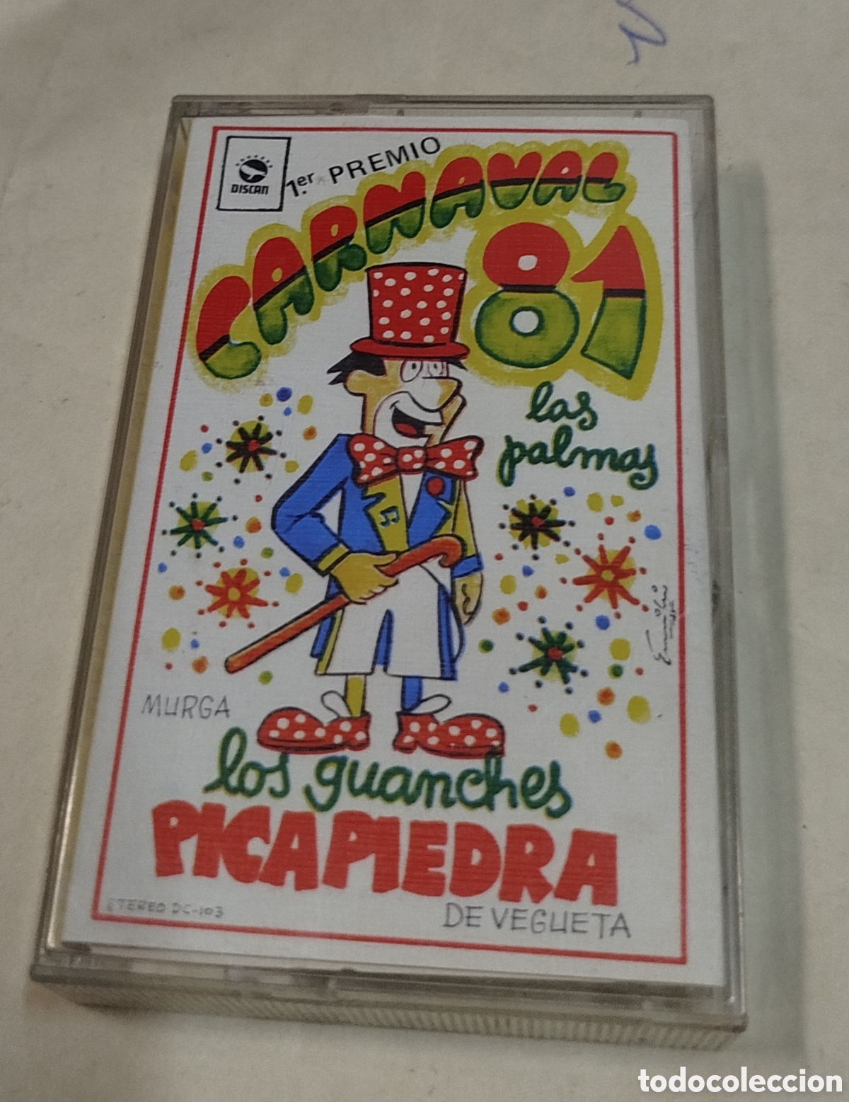 Casetes antiguos: Los Guanches picapiedra. Carnaval 81. CASSETTE