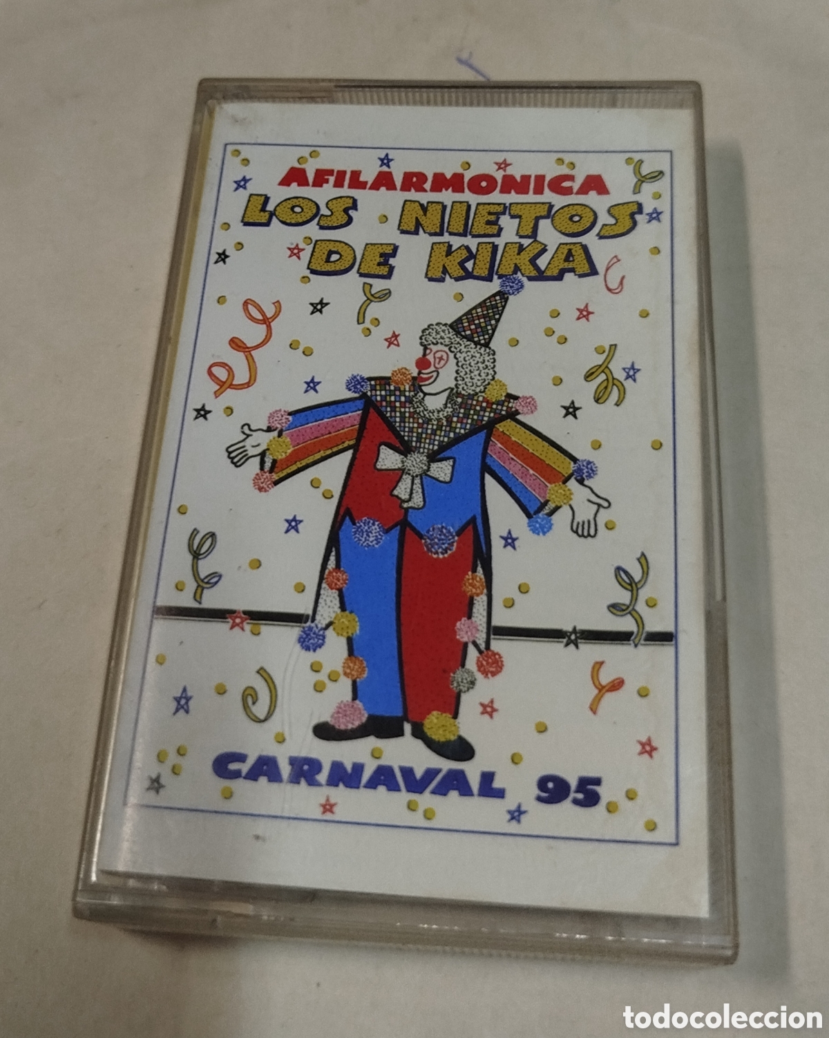 Casetes antiguos: Afilarm&oacute;nica los nietos de kika. Carnaval 95. CASSETTE