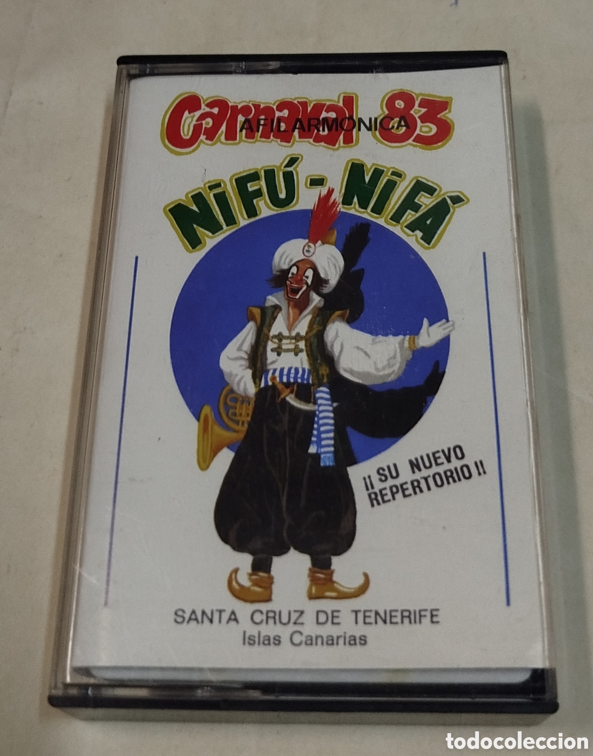 Casetes antiguos: Afilarm&oacute;nica Ni Fu - Ni Fa. Carnaval 83. CASSETTE