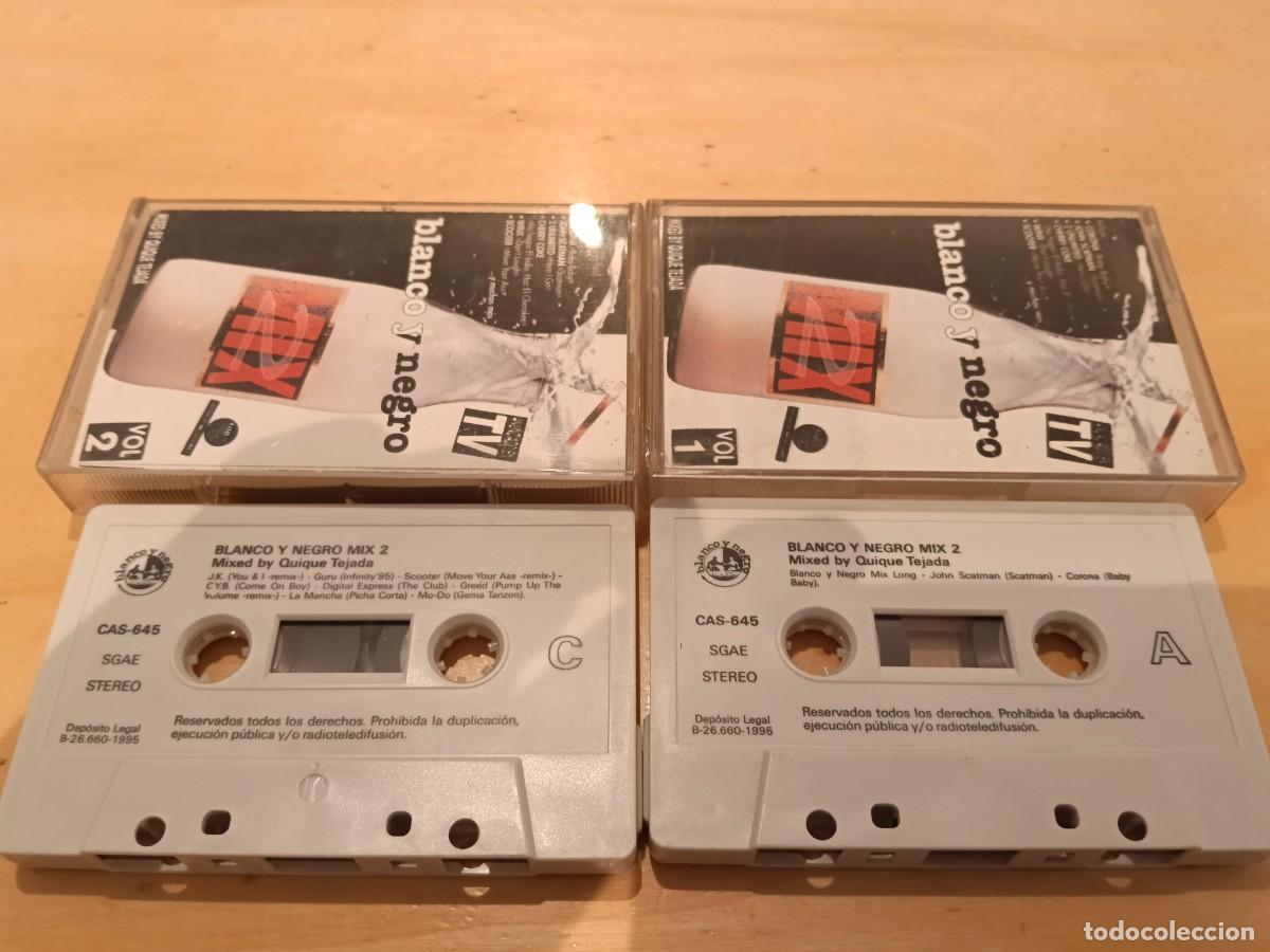 Casetes antiguos: RAR 2 CASSETTES. BLANCO Y NEGRO MIX. VOL. 1 & 2. MADE IN SPAIN. 2 UNLIMITED.