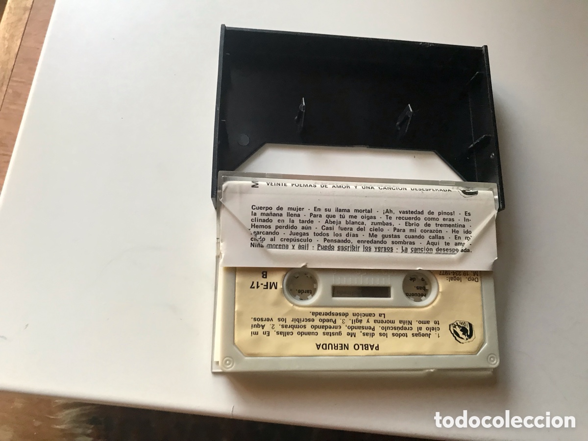 Casetes antiguos: Pablo Neruda, en la voz de Juli&aacute;n Mateos - Foto 3