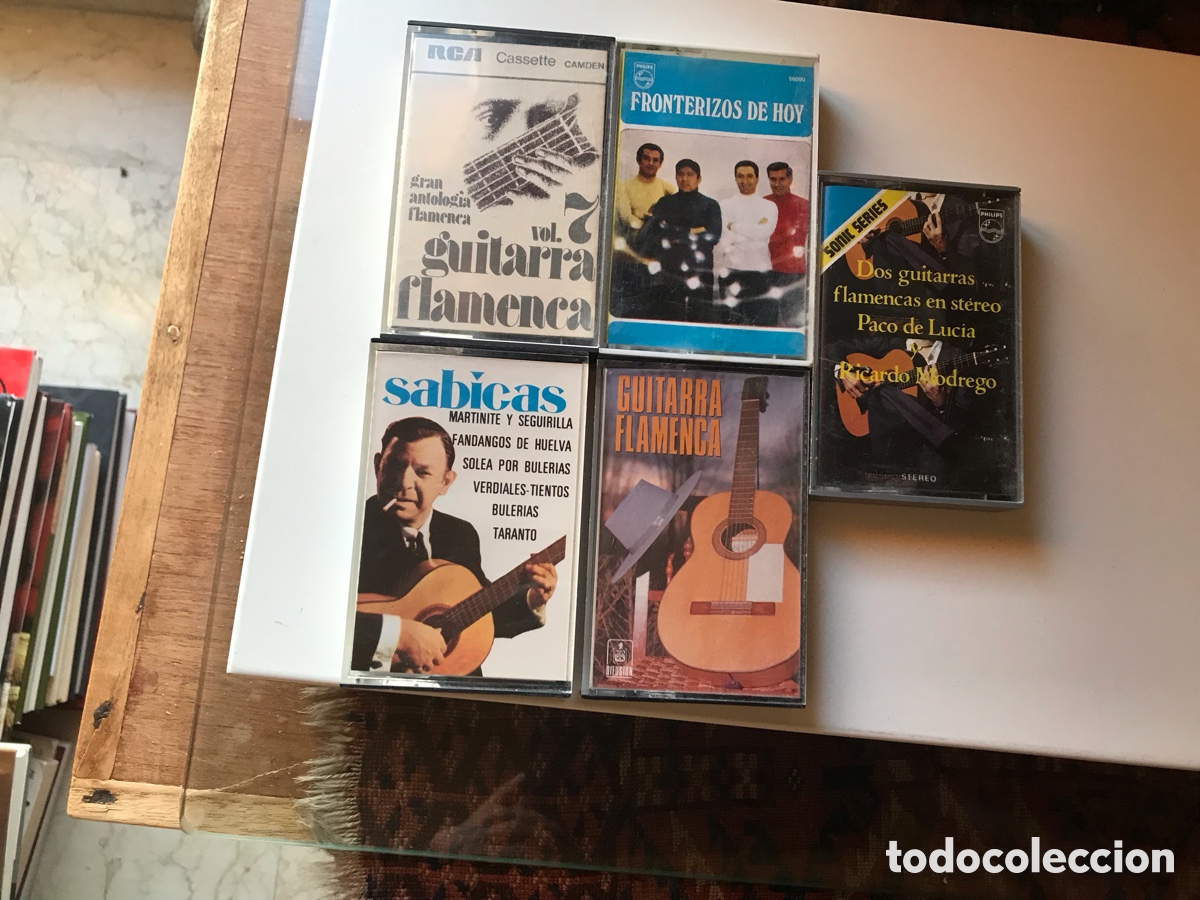 Casetes antiguos: Sabicas. Guitarra flamenca. Gran antolog&iacute;a flamenca 7. Dos guitarras flamencas: