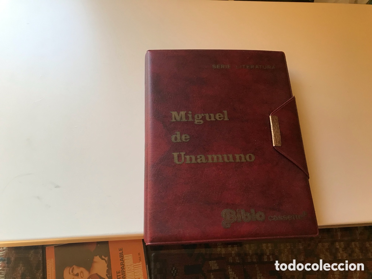 Casetes antiguos: Miguel de Unamuno. Biblo cassette. Serie literatura
