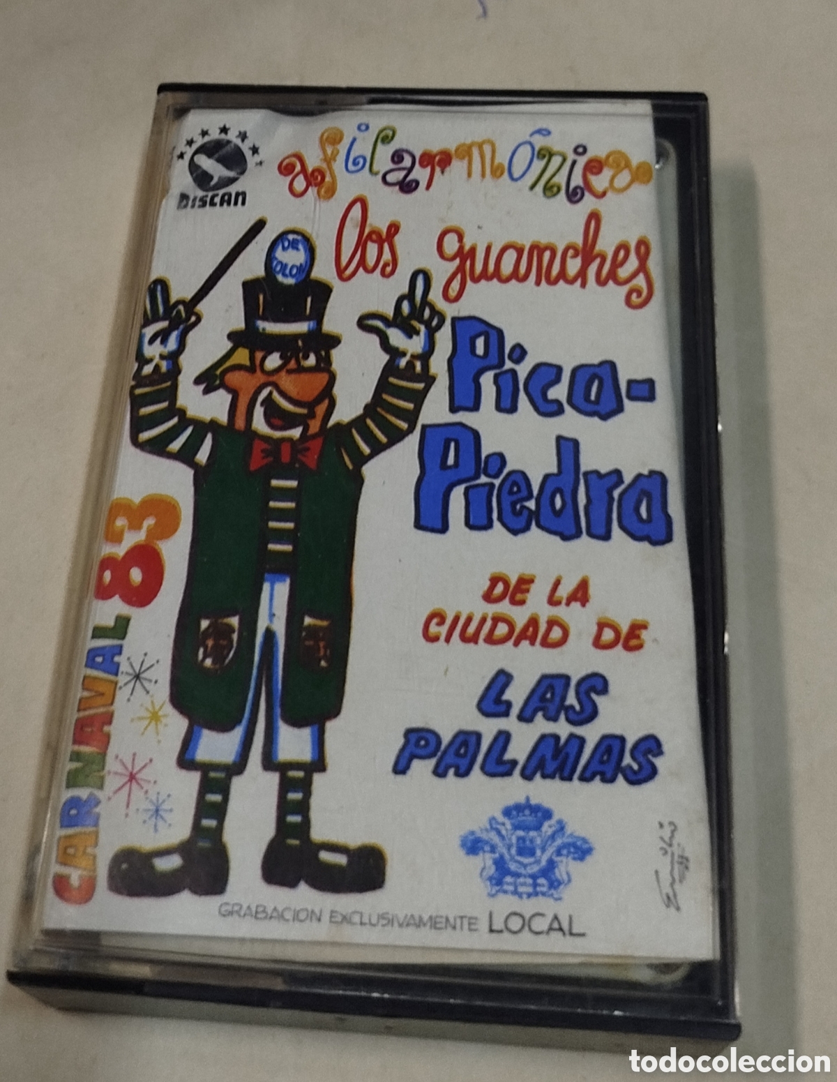 Casetes antiguos: Murga los guanches Picapiedra.carnaval 83. CASSETTE - Foto 1