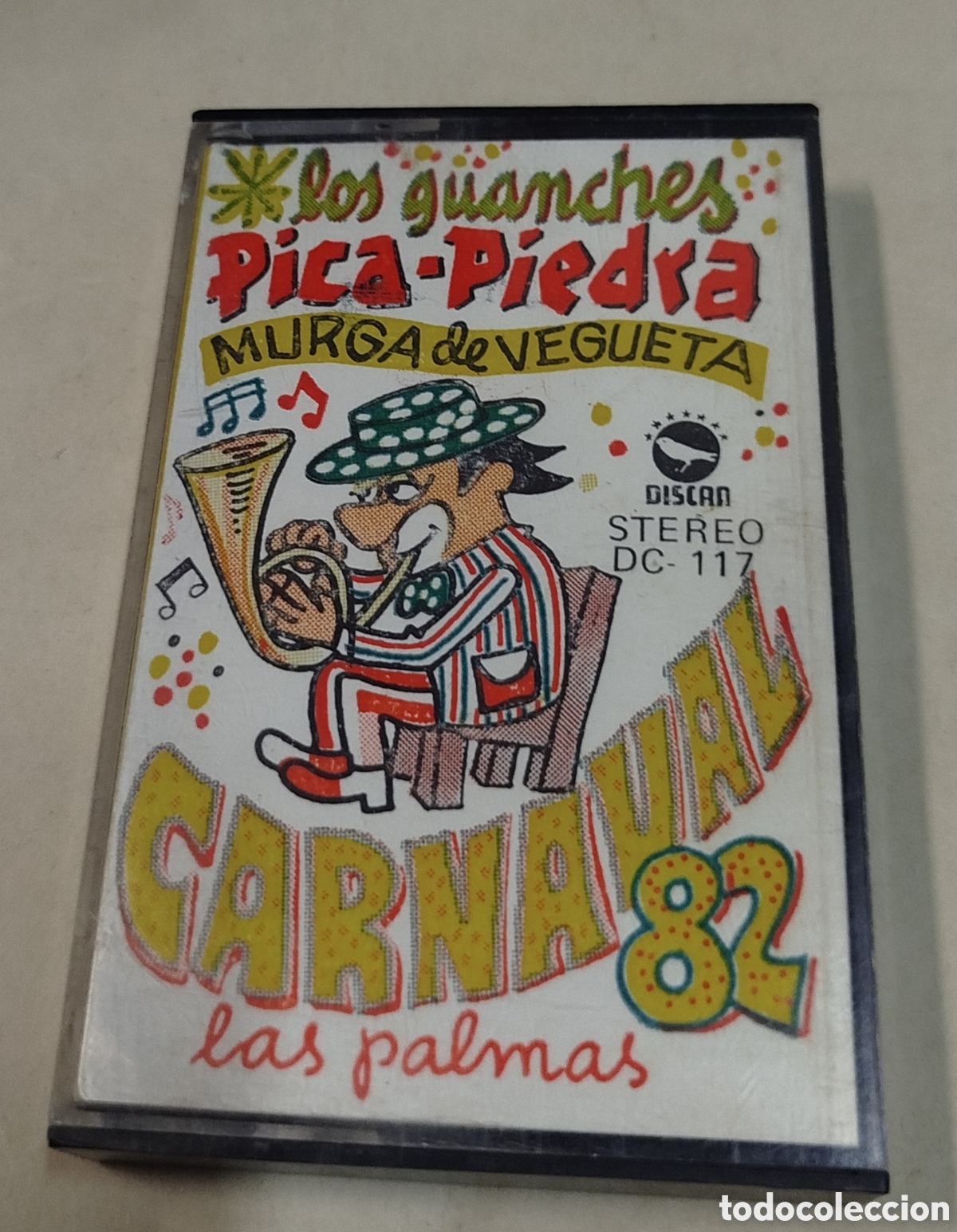 Casetes antiguos: Murga los guanches picapiedra. Carnaval 82. CASSETTE - Foto 1