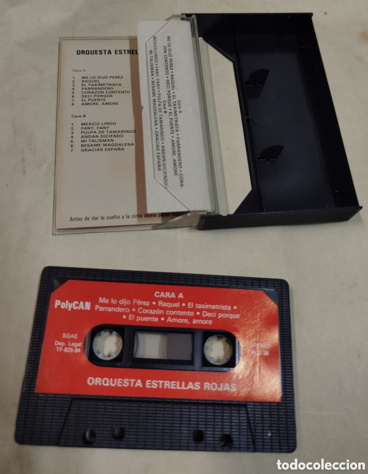 Casetes antiguos: Orquesta Estrellas rojas. CASSETTE - Foto 2