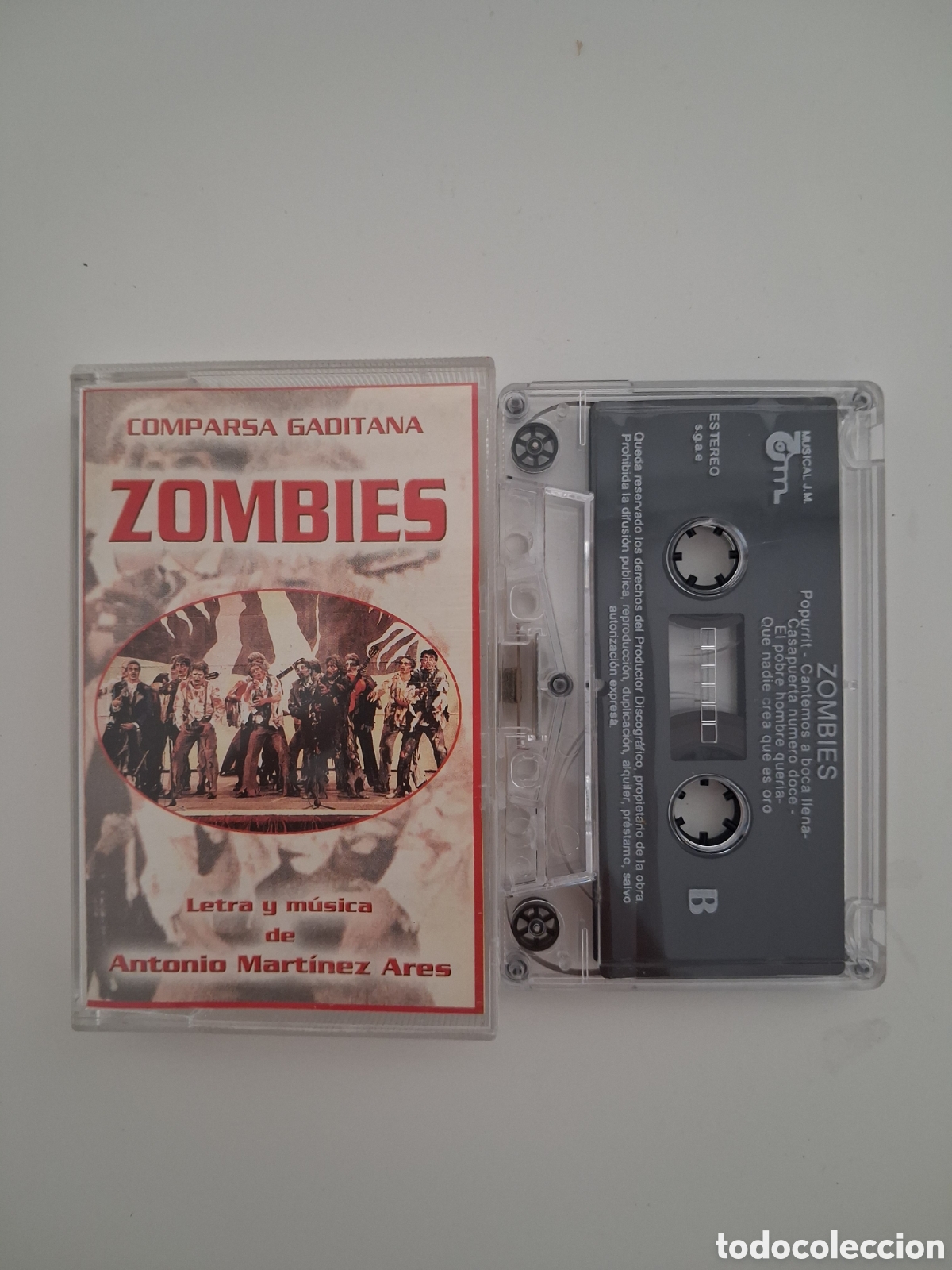 Casetes antiguos: CASETE CARNAVAL DE CADIZ JM- COMPARSA ZOMBIES - ANTONIO MARTINEZ AREZ