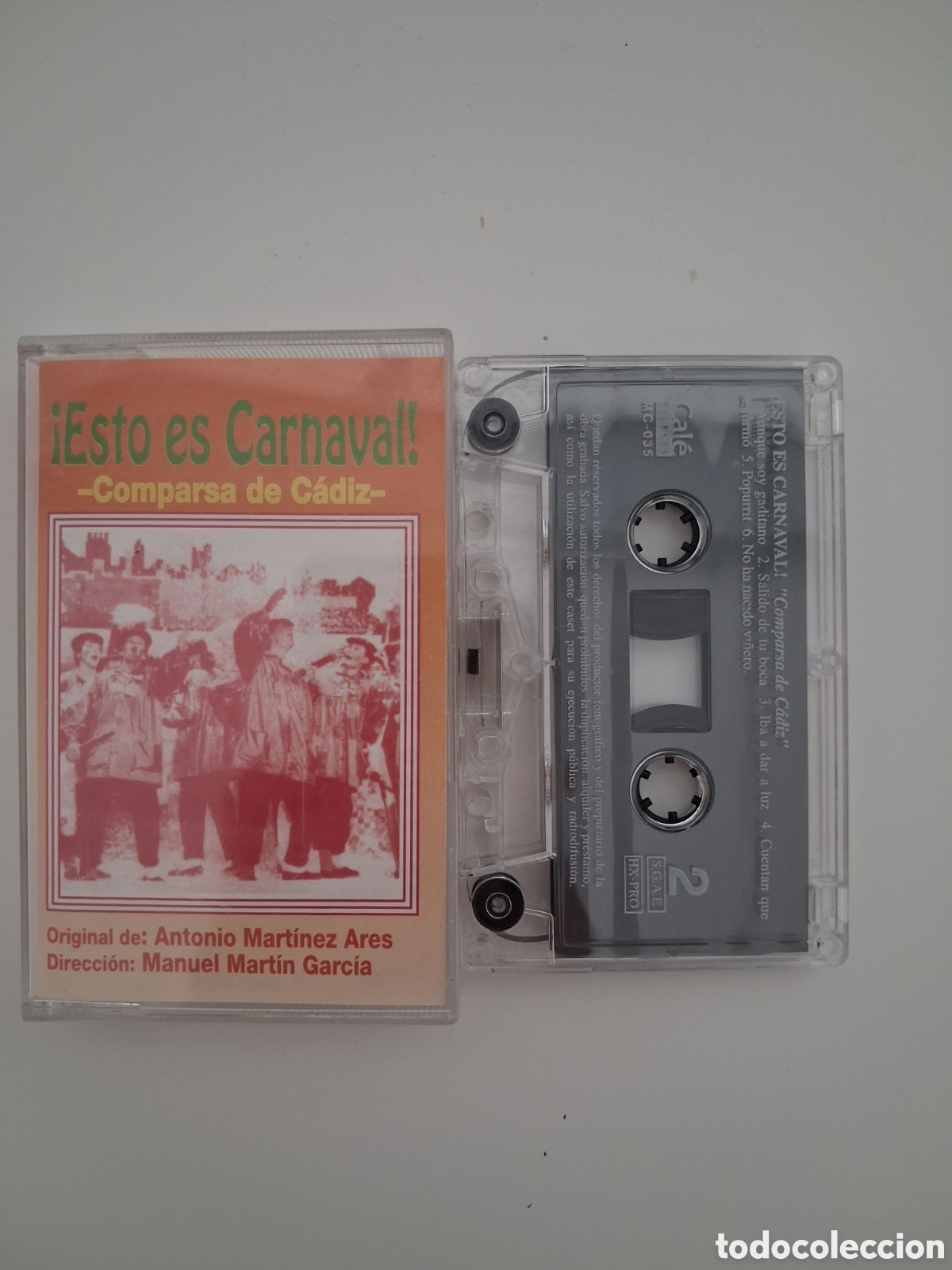 Casetes antiguos: CASETE CARNAVAL DE CADIZ - COMPARSA ESTO ES CARNAVAL 1987 CALE (MELLI) - ANTONIO MARTINEZ ARES