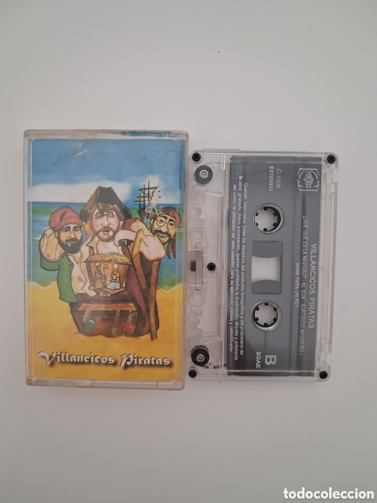 Casetes antiguos: CASETE CARNAVAL DE CADIZ - VILLANCICOS PIRATAS - ANTONIO MARTINEZ ARES