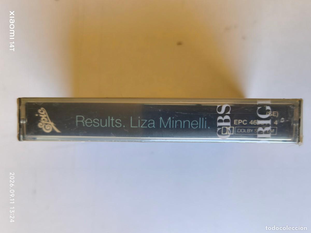 Casetes antiguos: LIZA MINELLI- RESULTS. ( EPIC ) CASETE - Foto 2