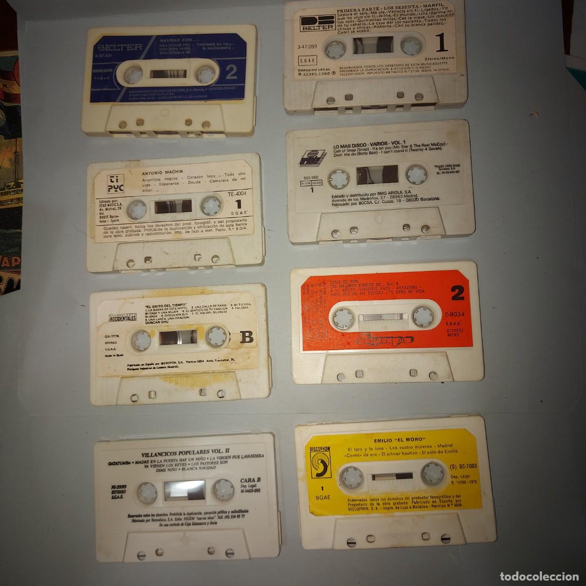 Casetes antiguos: CINTAS CASETES, CASETTES, MUSICA ESPA&Ntilde;OLA