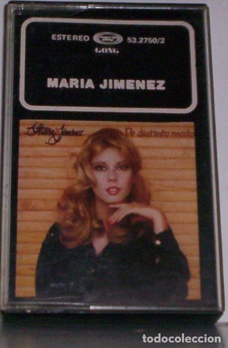 Cassette antiche: CASETE DE MAR&Iacute;A JIM&Eacute;NEZ &rdquo;DE DISTINTO MODO&rdquo;