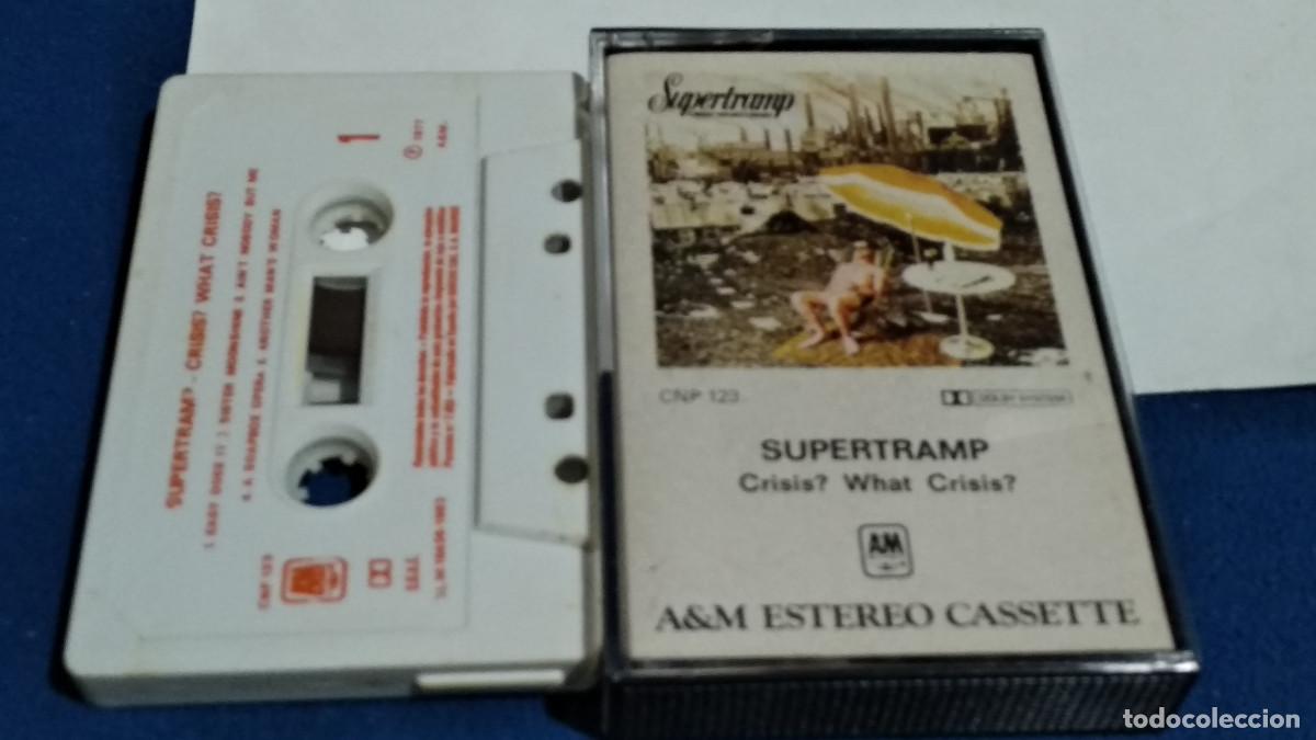 Casetes antiguos: Supertramp &ndash; Crisis? What Crisis? - 1977 A&M CBS- POP ROCK - CASETE CINTA CASSETTE