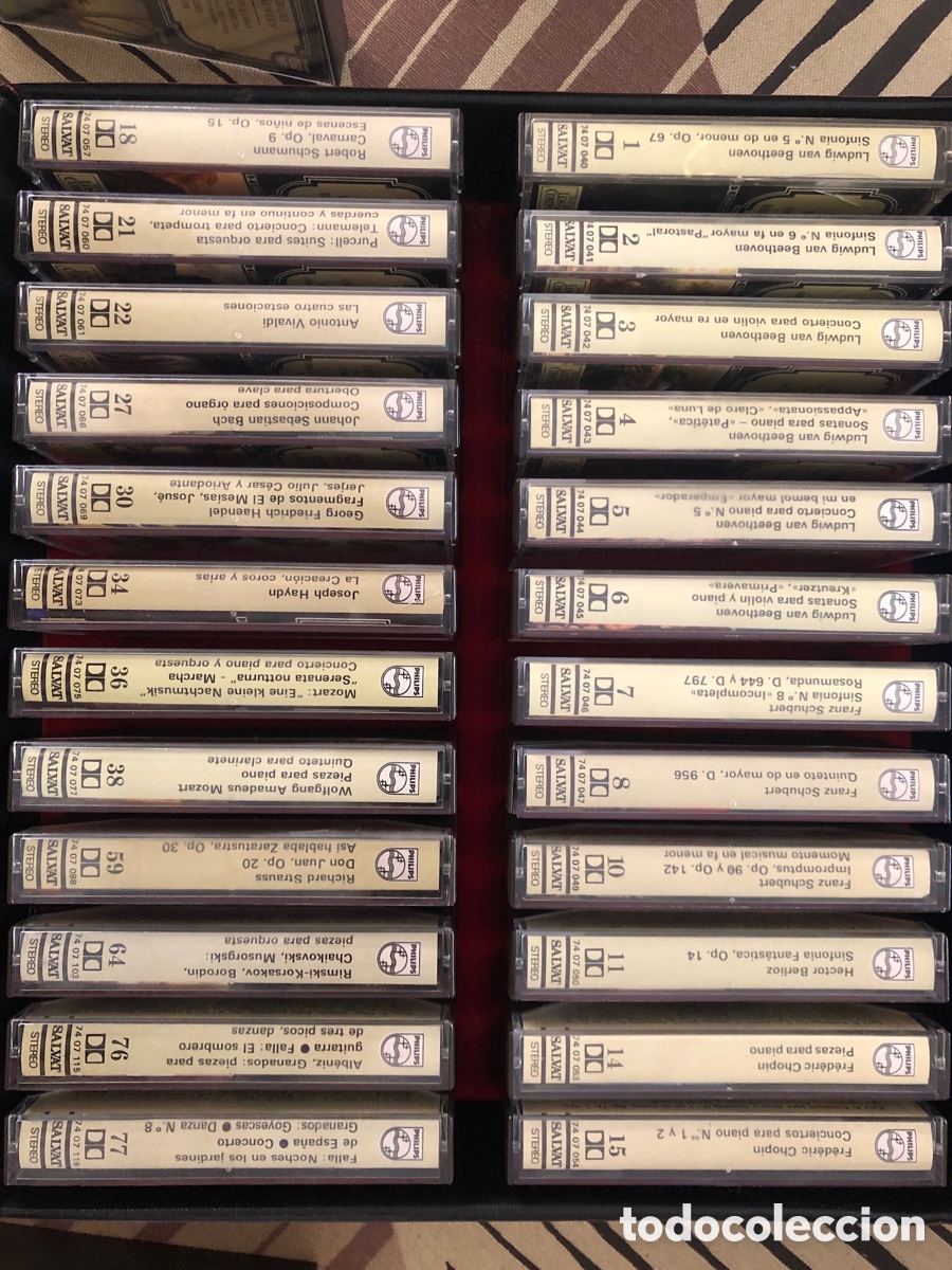 Cassetes antigas: Casetes Enciclopedia Salvat Los grandes compositores