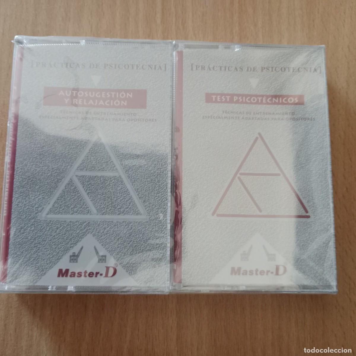 Casetes antiguos: TEST PSICOT&Eacute;CNICOS, AUTOSUGESTI&Oacute;N Y RELAJACI&Oacute;N - PACK CASSETTE PRECINTADO - MASTER D - A&Ntilde;O 1999.