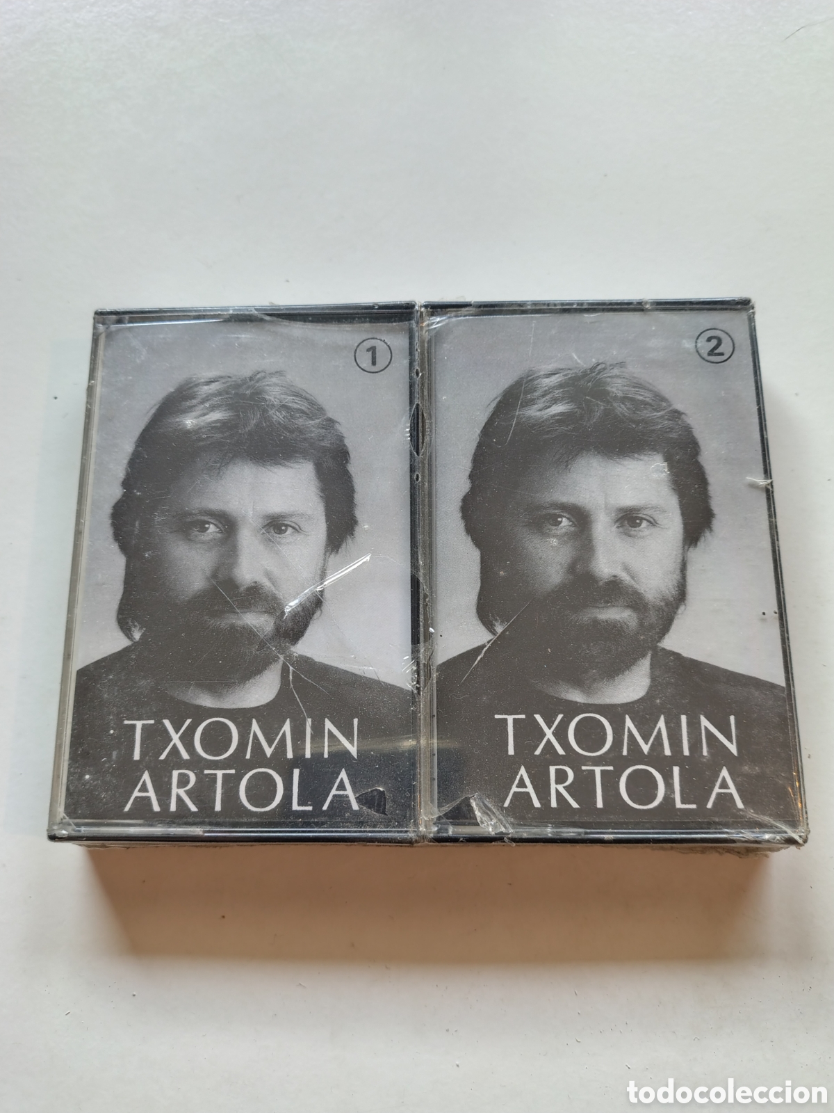Cassettes Anciennes: TXOMIN ARTOLA 1&2 ( 1990 ELKAR ) HAIZEA FOLK EUSKADI NUEVO PRECINTADO