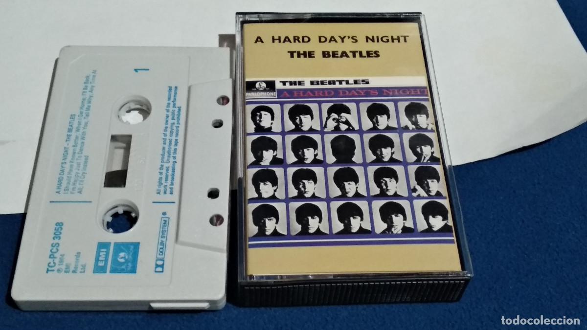 Alte Kassetten: THE BEATLES A HARD DAY&acute;S NIGHT - 1964 TC-PCS 3058 EMI MADE ENGLAND RARA CASSETTE CASETE CINTA